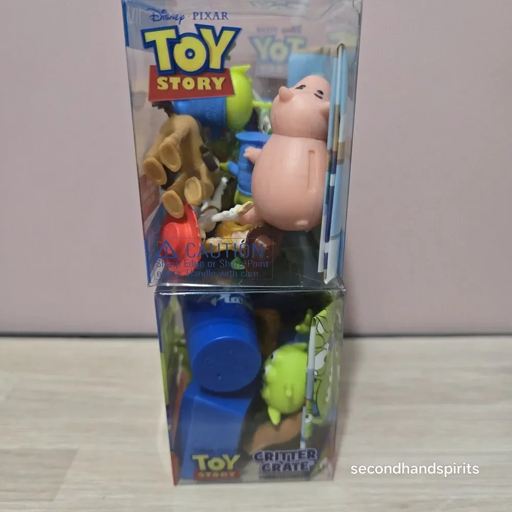 2 Pk Culture Fly Pixar Critter Crate Mini Figures Toy Story / Aliens